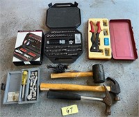 Q - LOT OF MIXED TOOL SETS & HAMMERS -G7