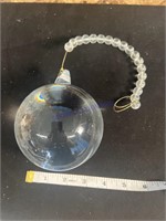 1  chandelier crystals ball 3.5 in diameter