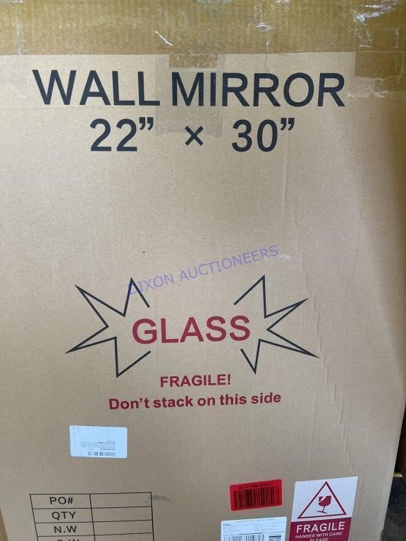 Wall Mount mirror 22 inch x 30 inch damaged