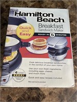 Hamilton beach breakfast sandwich maker