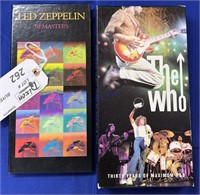 LOT 2 CD SETS LED ZEPLIN AND THE WHO SEE PHOTOS