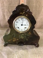 Vintage Ansonia mantle clock- no key, no pendulum,