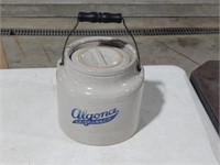 Algona co-op cry co Cottage cheese crock with lid