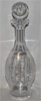 Waterford Crystal Decanter w/ Stopper 13" Tall