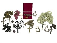 Vintage Rosary Beads & Religious Medallions