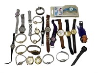 SEVERAL Vintage Watches, Disney, 1 Gucci
