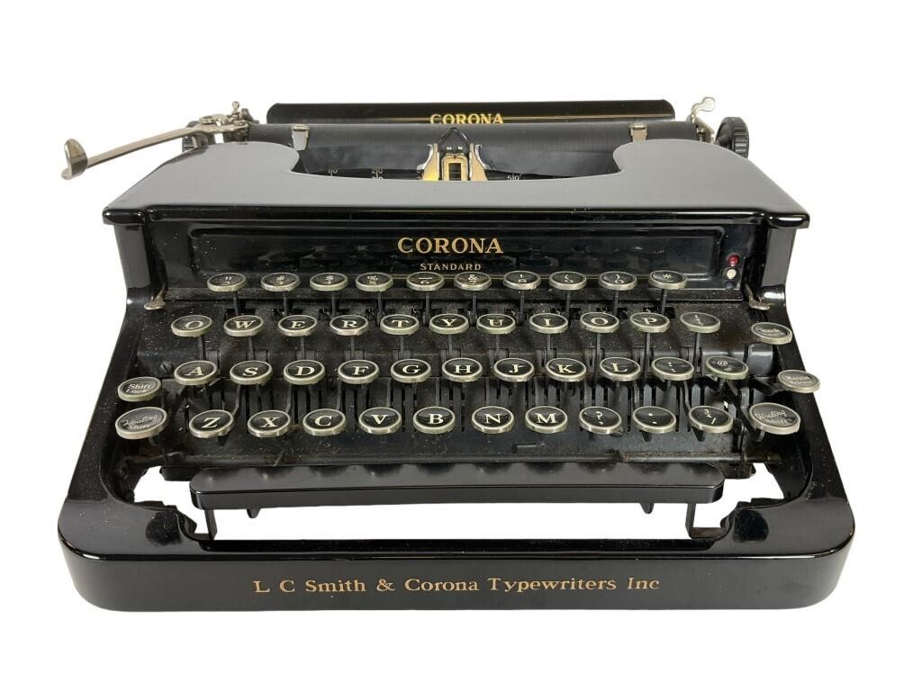 Antique Corona Standard Typewriter