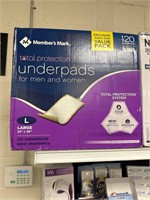 MM underpads 120ct