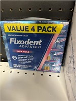 Fixodent advanced max 4 pack
