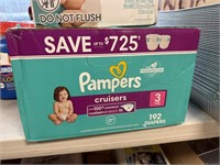 Pampers size 3 diapers 192ct