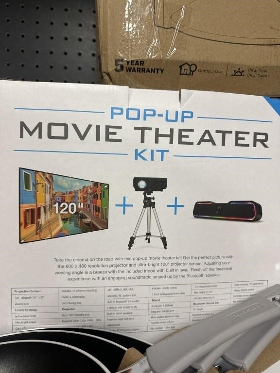 Pop-Up movie theater kit