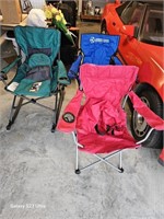 2 Foldup Camp Chairs 1 Rocking Chair