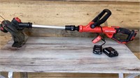 Craftsman 20v weedeater with charger and battery