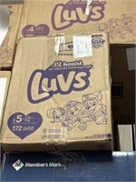 Luvs size 5 diapers 12 ct