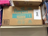 Pampers size 6 diapers 108 ct