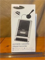 New Jensen portable cassette player/recorder