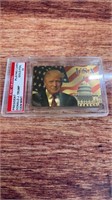 Donald Trump playing card gold foil gem mint 10