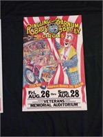 1982 Barnum & Bailey Combined Show Circus Poste