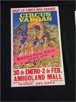 Circus Vargas Circus Poster