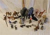 Various Animal Figures & Letter Opener
