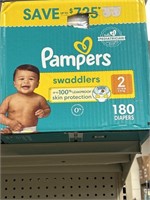 Pampers size 2 diapers 180ct