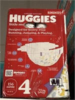 Huggies size 4 diapers 156 ct