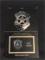 Sterling Captain Pueblo Police Badge 22 grams
