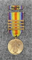 WWI 4 Bar Victory Medal
