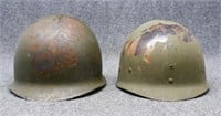 Fixed Bale M1 Helmet & Liner Lt. Comdr Marked