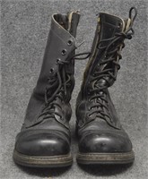 1960s  Combat Boots With Side Zippers Boots