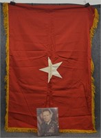 Major General John K. Singlaub Signature & Flag