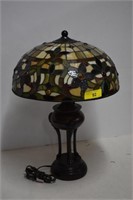 Two Light Stained Glass Lamp