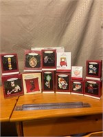12 Collectible Hallmark keepsake ornaments