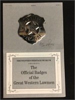 Sterling Deputy US Marshal Badge 17 grams