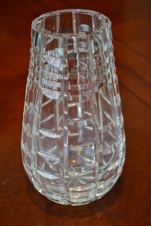 Vintage Waterford Crystal Cut Tralee TearDrop Vase