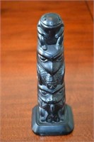 Vintage Boma Pearlite Native Frog Totem Pole Canad