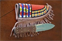 United Cutlery Plains Indian Dagger Beaded Sheath