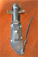 VTG 11" 420 Stainless Steel Survival Knife & Case