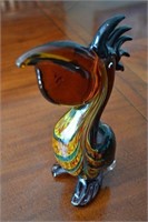 Murano Art Glass Pelican Standing Proud