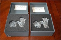 Lalique Crystal Dragon PAIR New in Box