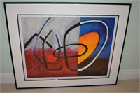 Contemporary Acrylic Painting Signed Mi Young Lee