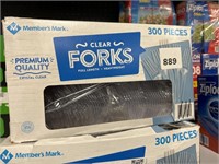 MM Clear forks 300ct
