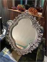 Mirror and a kick plate