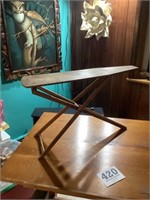 Childs wooden ironing board