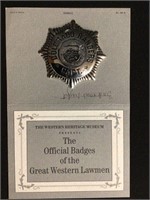 Sterling Colorado Rangers Badge 20 grams