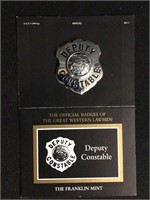 Sterling Deputy Constable Badge 16 grams