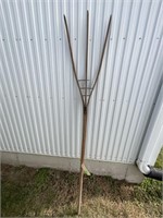 antique hay fork