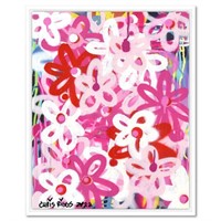 Chris Riggs, "Love" Framed Original Spray Paint Pa