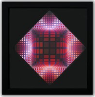Victor Vasarely- Heliogravure Print "Dell - 2"