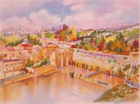 Zina Roitman- Original Serigraph "Jerusalem"